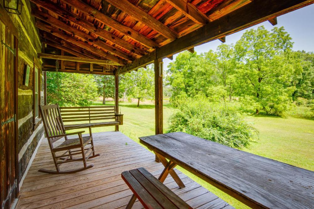 Historic Morrisdale Area Cabin with Deck and Fireplace